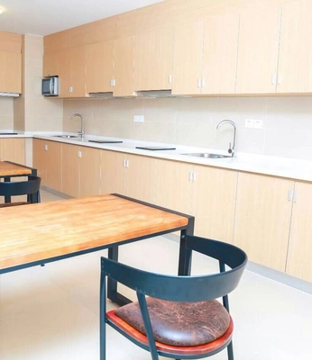 Common area and shared facilities for students at RPL School Beihai apartments