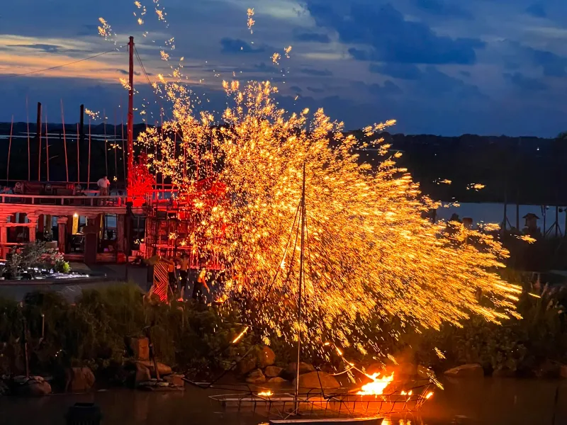 the fireworks show
