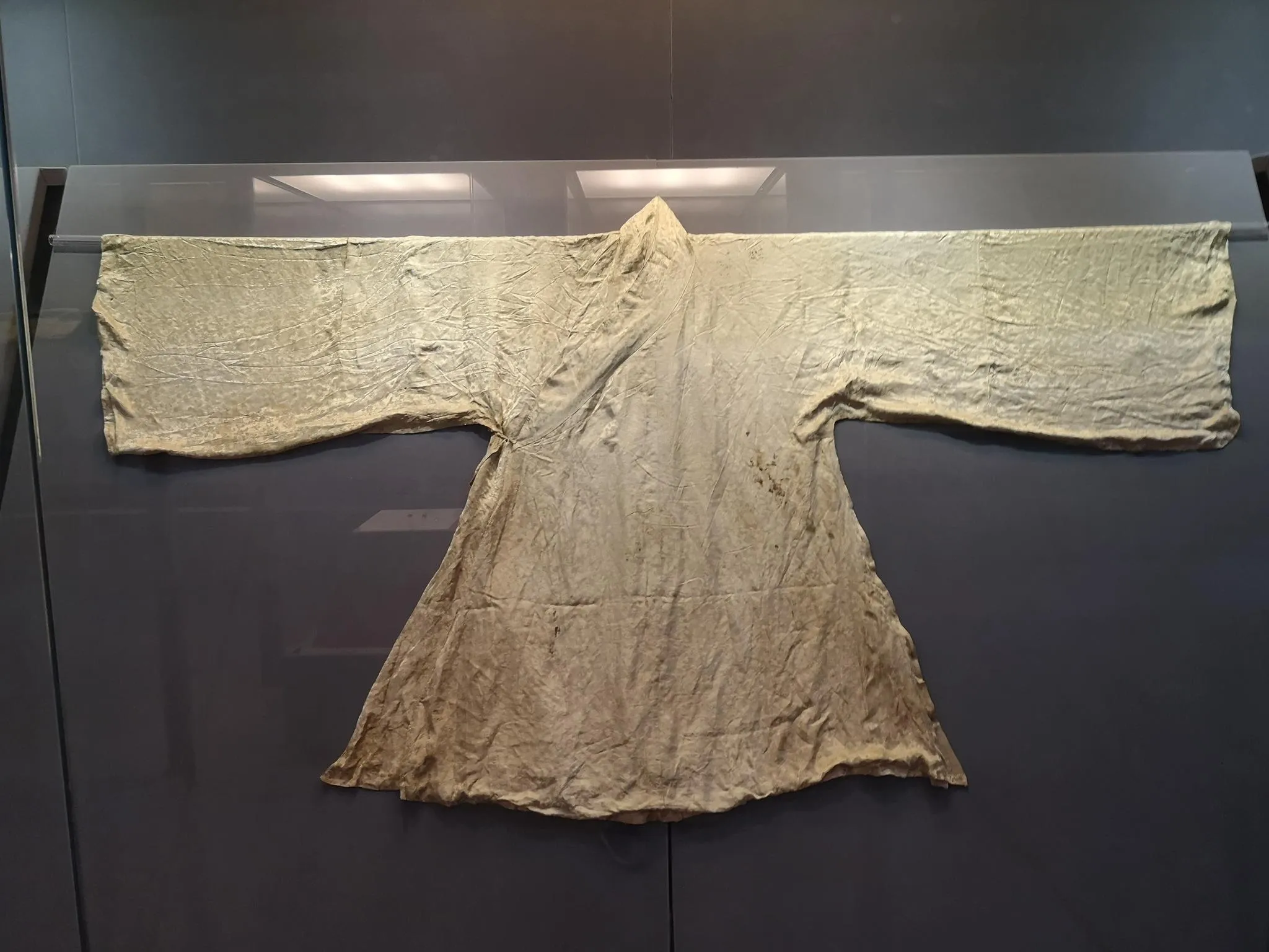 展示されている古代明王朝の官服