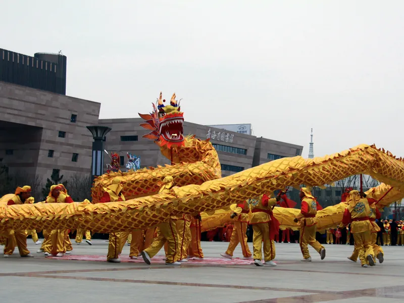 春節の祝賀を一度でも見たことがあれば、中国の龍の衣装が通りを踊りながら進むのを見たことがあるでしょう。